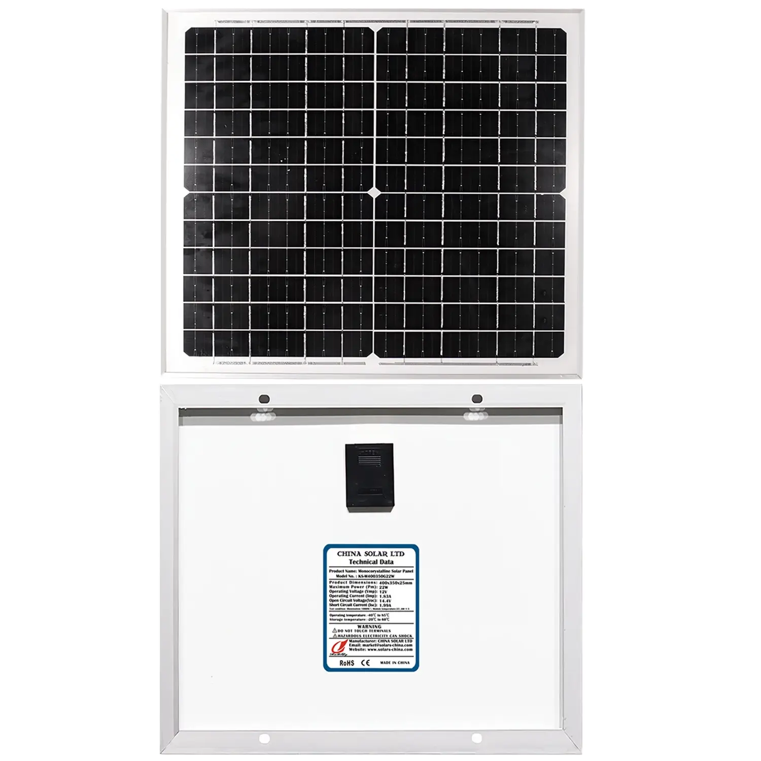 Güneş Enerjisi Paneli 22W