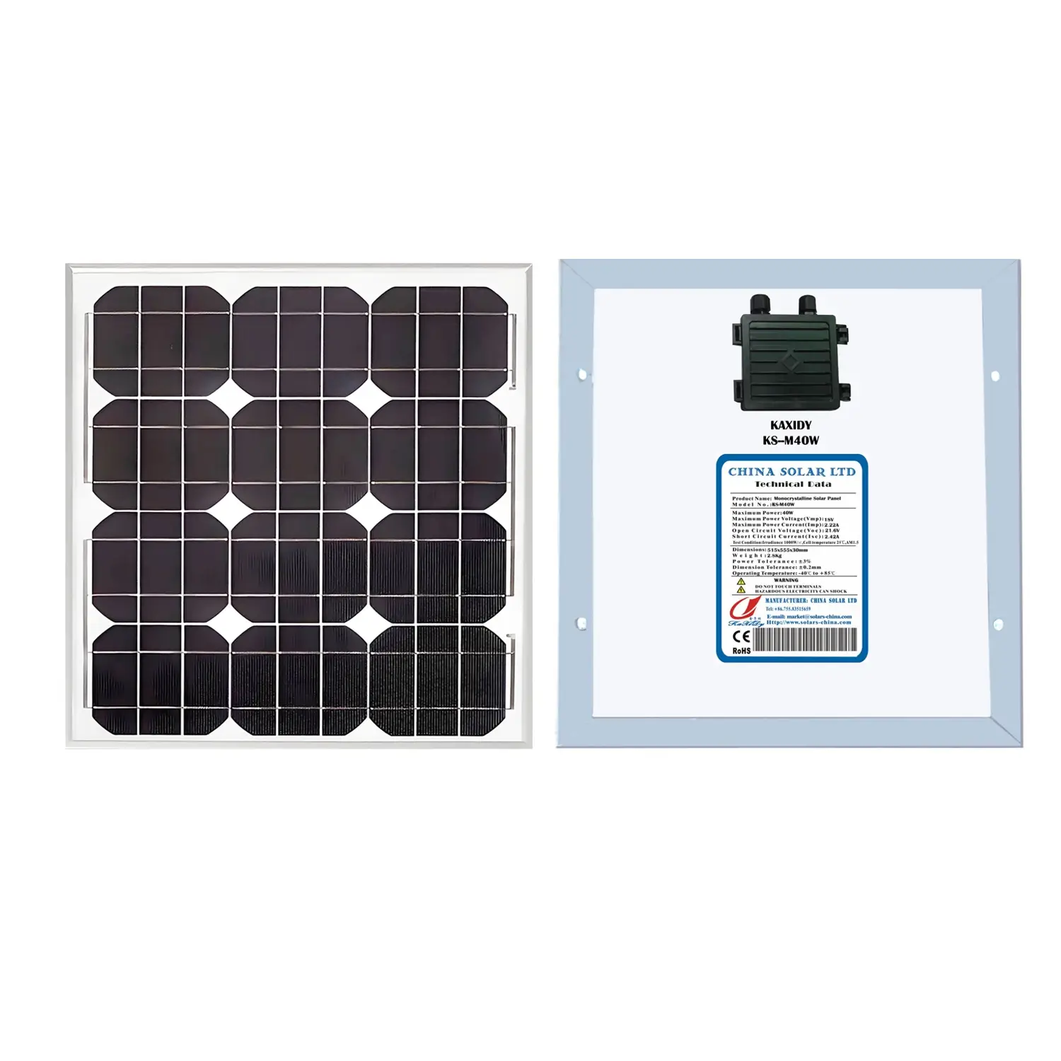 Güneş Enerjisi Paneli 40W
