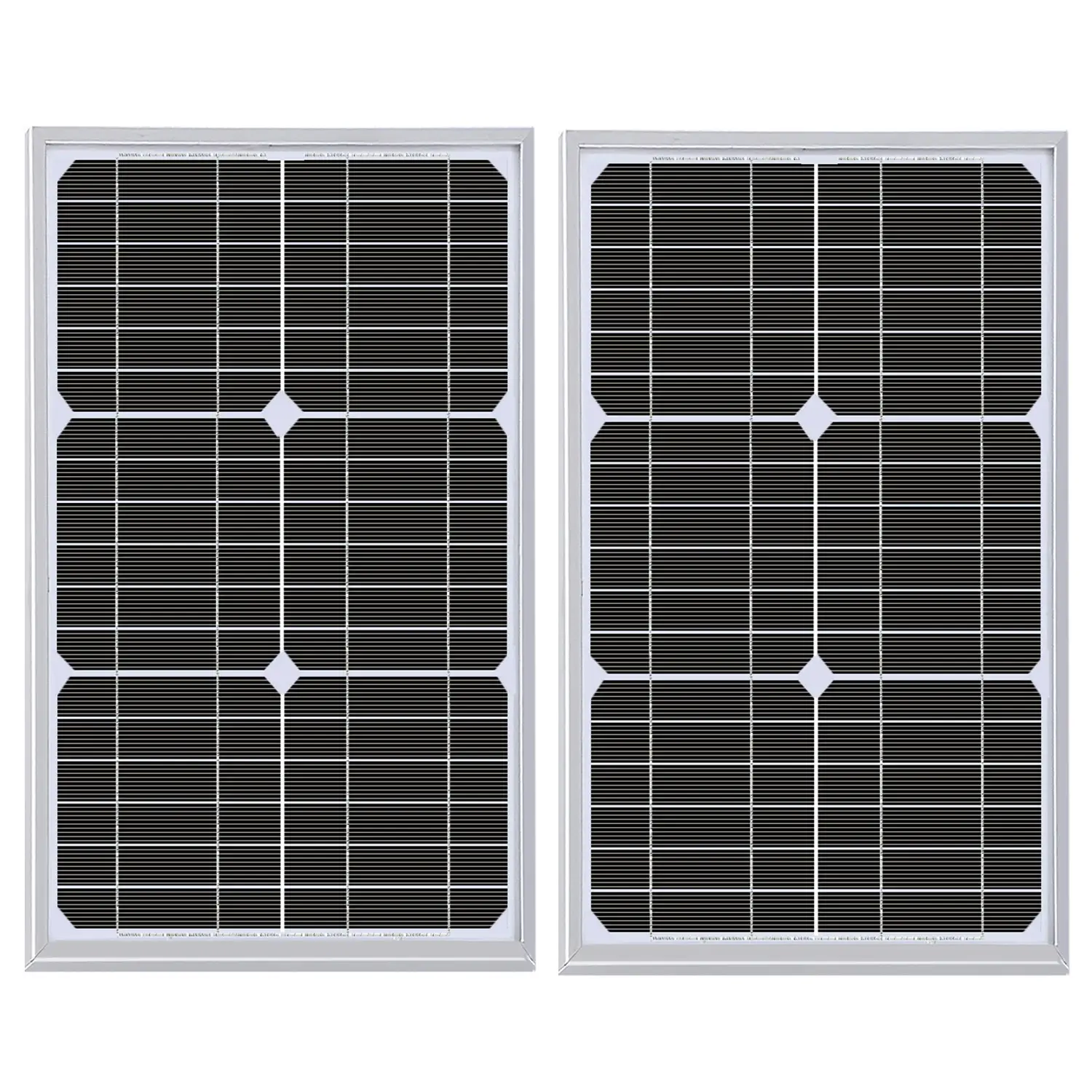Monokristal Güneş Paneli 25W