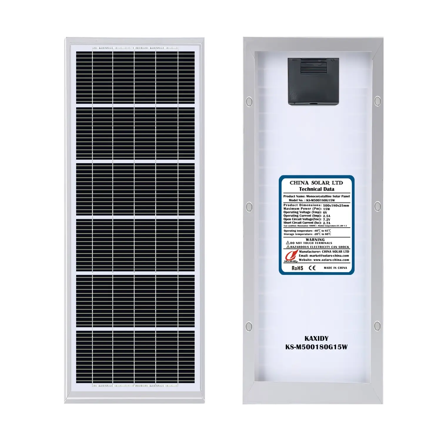 15W Güneş Modülü Paneli