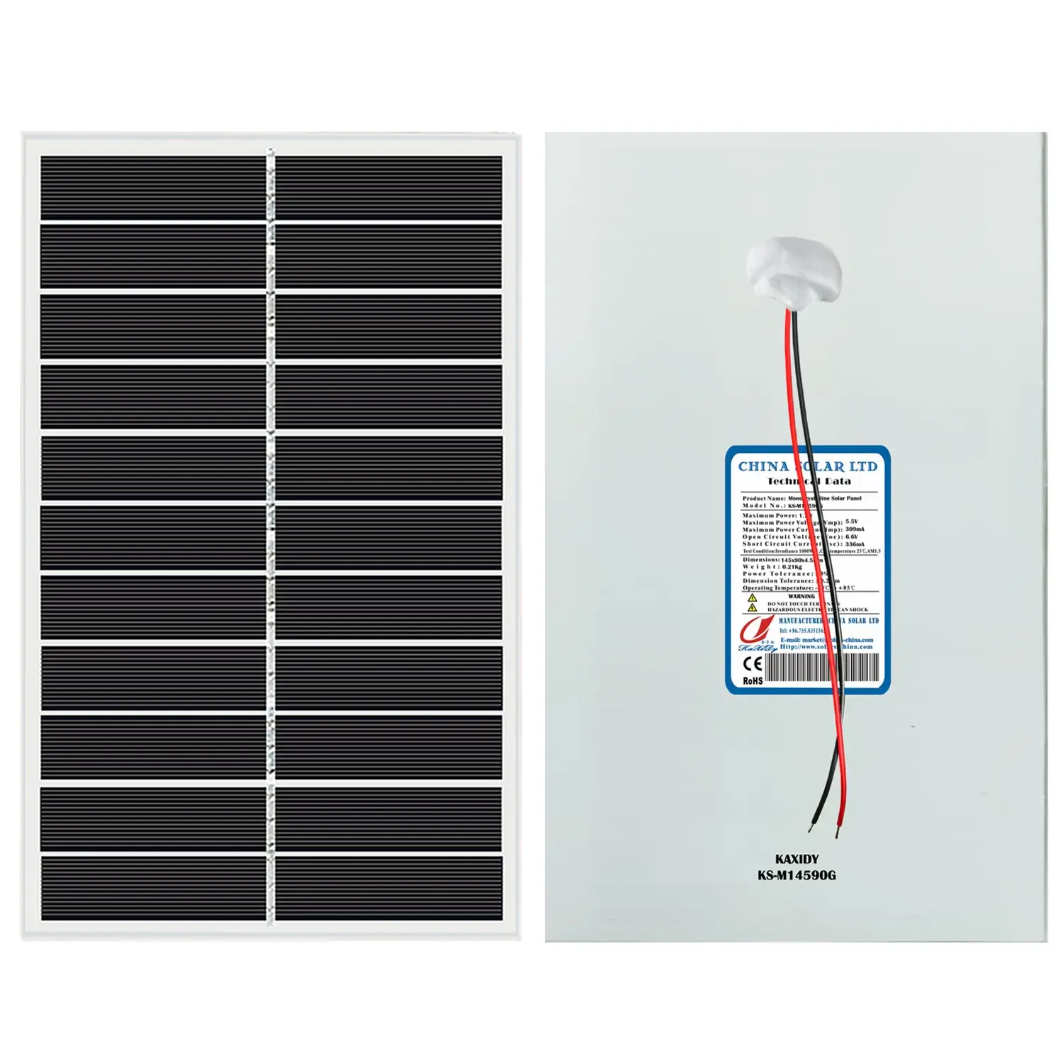Mini Güneş Paneli 5,5V