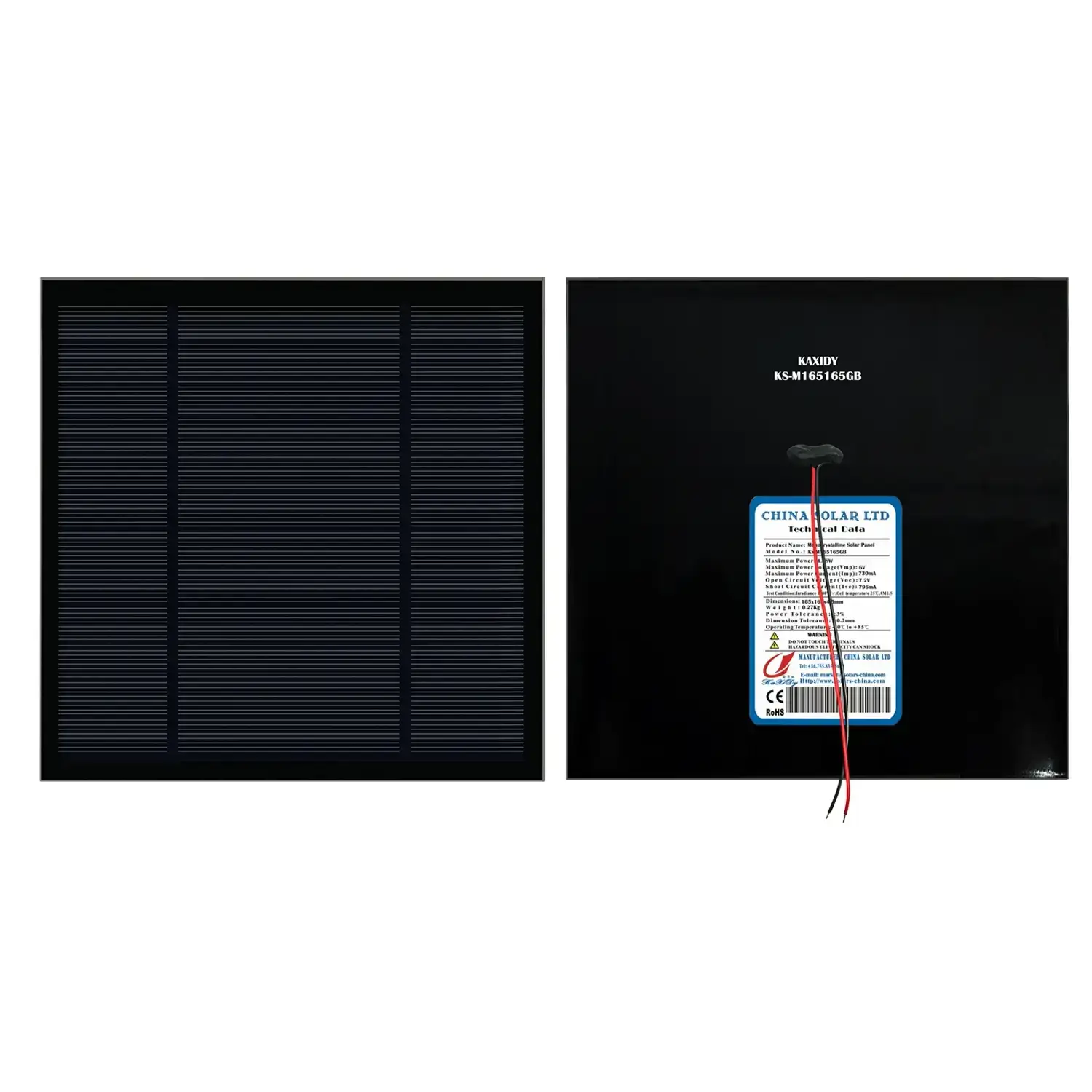 güneş enerjisi paneli 5W 6V