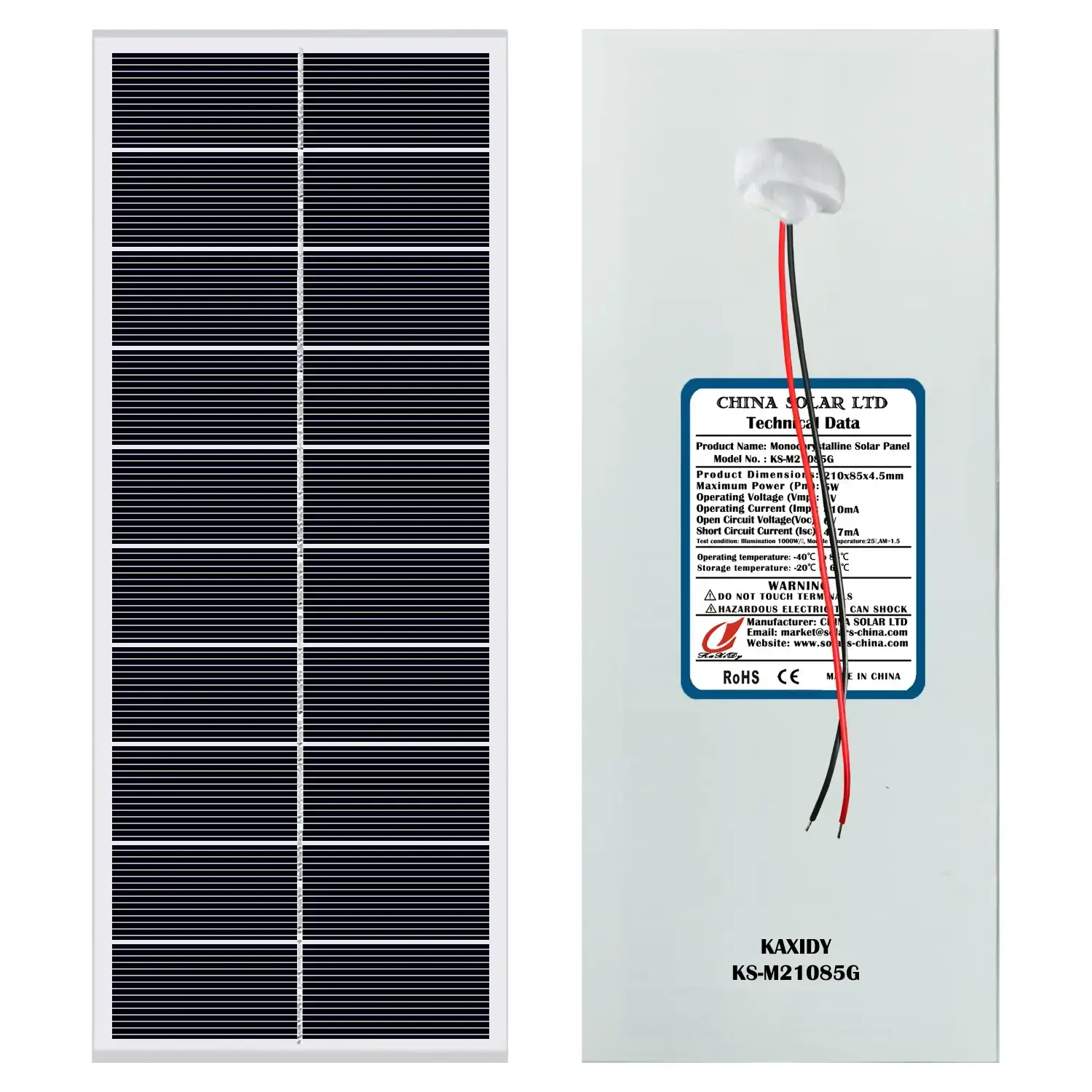 Güneş Enerjisi Panelleri 2W 5V