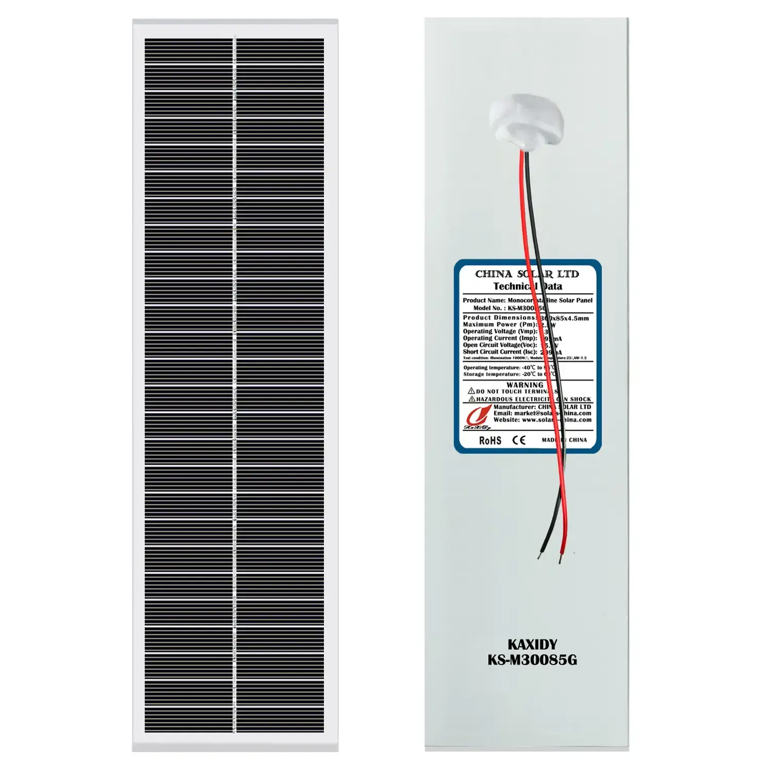 Fotovoltaik Panelleri 2,5W