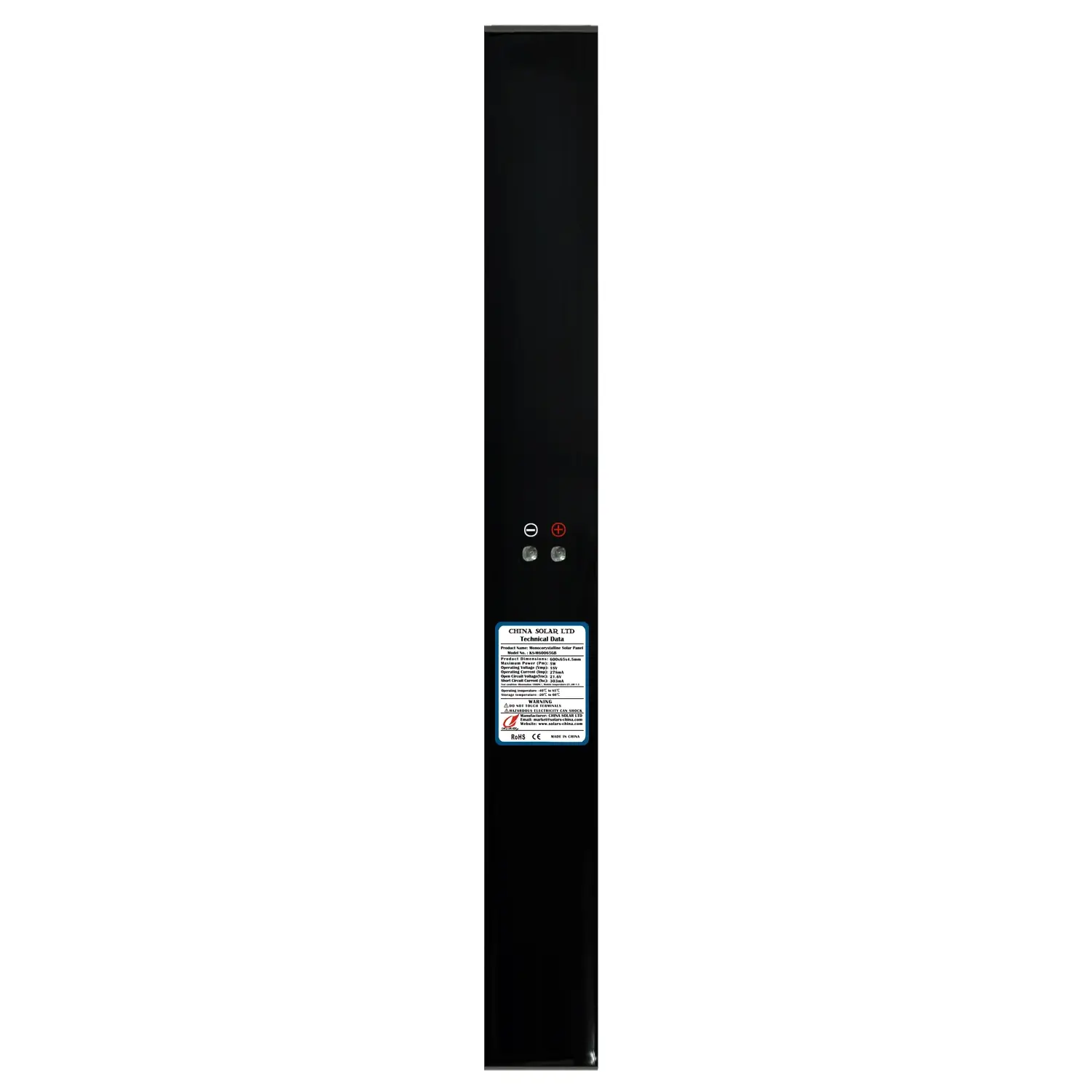 12V Siyah Güneş Paneli